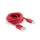 SBOX USB-TYPEC-15R :: USB 2.0 кабел, Type A - Type C, M/M, 1.5 м, Червен