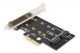 ASSMANN DS-33170 :: DIGITUS M.2 NGFF / NMVe SSD PCI Express 3.0 (x4) Add-On карта