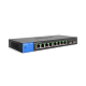 Linksys LGS310C :: 8-Port Managed Gigabit Switch, 2x SFP