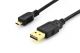 ASSMAN AK-300122-018-S :: Кабел USB 2.0 type A - micro B M/M, reversible, 1.8m,  черен 