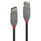 LINDY LNY-36690 :: Кабел USB 2.0 Type A-А, Anthra Line, M/M, 0.2 м