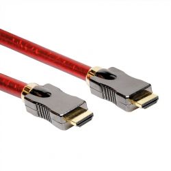 ROLINE 11.04.5901 :: Ultra HD 8К PREMIUM HDMI кабел + Ethernet, 7680 x 4320, M/M, 1.0 м