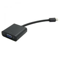 VALUE 12.99.3125 :: Mini DisplayPort - VGA преходник, Mini DP M - VGA F, черен