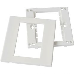 VALUE 25.99.8200 :: Faceplate за модулна AV розетка, 86x86мм, Бял