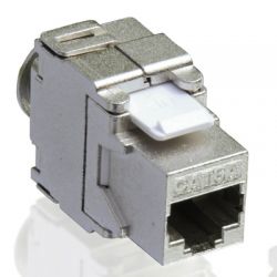 VALUE 26.99.0366 :: Cat.6a инсърт, RJ-45, екраниран, сребрист цвят