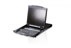 ATEN CL5808N :: 8-Port Dual Rail LCD KVM Switch с 19" LCD конзола