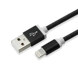 SBOX IPH7-B :: Кабел за данни USB към Lightning, 1.5 м, черен