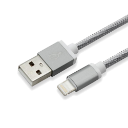 SBOX IPH7-GR :: Кабел за данни USB към Lightning, 1.5 м, сив