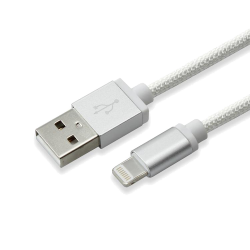 SBOX IPH7-S :: Кабел за данни USB към Lightning, 1.5 м, сребрист