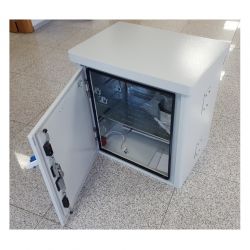 MIRSAN MR.MOB02.03 :: Шкаф за CCTV оборудване, 680 x 710 x 510 мм, D=400 мм, IP65, бял