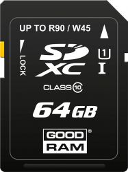 GOODRAM SDC64GXCUHS1GRR10 :: 64 GB SDXC карта, UHS 1, Class 10