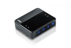 ATEN US434 :: Периферен превключвател, 4 x 4, USB 3.0 (4 PC поделят 4 USB у-ва)