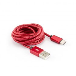 SBOX USB-TYPEC-15R :: USB 2.0 кабел, Type A - Type C, M/M, 1.5 м, Червен