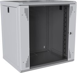 MIRSAN MR.WTC07U45.02 :: Сървърен шкаф за мрежово оборудване - 540 x 350 x 450 мм, D=450 мм / 7U, бял, за стена, ComboBox