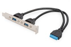 ASSMANN AK-300306-002-S :: DIGITUS USB 3.0 Slot Bracket кабел с планка