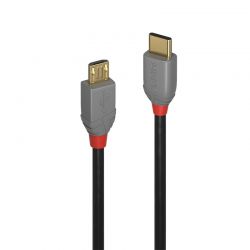 LINDY LNY-36892 :: USB 2.0 кабел, Anthra Line, Type C-Micro-B, M/M, 2.0 м