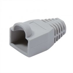 VALUE 12.99.0000 :: Kink protection защита за RJ-45 накрайници, сив цвят, 10 бр.