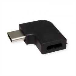 VALUE 12.99.2996 :: USB 3.2 Gen 2 адаптер, Type C - C, M/F, 90° ъгъл, черен