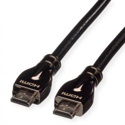 ROLINE 11.04.5686 :: HDMI Ultra HD кабел, Ethernet, ARC, 3D, M/M, черен, 15 м