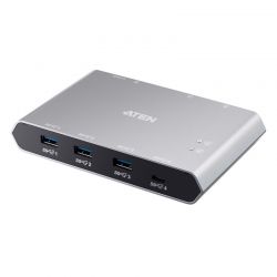 ATEN US3342 :: 2-портов USB-C Gen 2 периферен превключвател, Power Pass-through