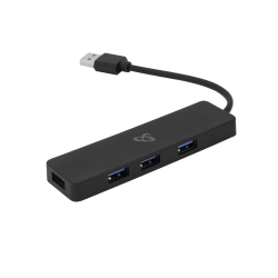 SBOX H-504 :: USB 3.0 хъб, 4 порта, черен