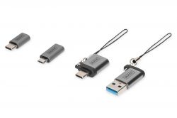 ASSMANN DB-300510-000-G :: Комплект USB адаптери 4 в 1