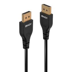 LINDY LNY-36461 :: Кабел DisplayPort 1.4, 8K/60Hz, Slim, тънък, Gold, 1м