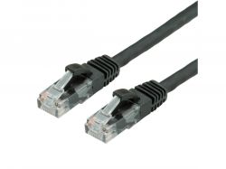 VALUE 21.99.1464 :: Кабел UTP Patch Cord Cat.6A (Class EA), черен, 0.3м