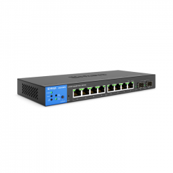 Linksys LGS310MPC :: 8-Port Managed Gigabit Switch, PoE+, 2x SFP