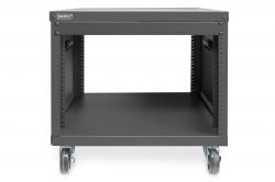 DIGITUS DN-48000 :: Шкаф черен 19" 8U AVS с колела 420x507x460mm, черен