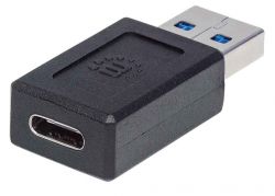 MANHATTAN 354714 :: Преходник USB 3.2 Gen 2,  Type-A към Type-C, M/F, 10 Gbps