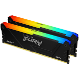 Kingston 16GB 3200MT/s DDR4 CL16 DIMM (Kit of 2) FURY Beast RGB