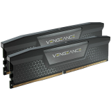 Corsair DDR5, 6400MT/s 64GB 2x32GB DIMM, Unbuffered, 32-40-40-84, Std PMIC, XMP 3.0, VENGEANCE DDR5 Black Heatspreader, 1.4V