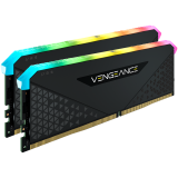 Corsair DDR4, 3600MHz 32GB 2x16GB DIMM, Unbuffered, 18-22-22-42, XMP 2.0, VENGEANCE RGB RS Heatspreader, RGB LED, 1.35V, for AMD Ryzen & Intel XMP