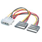 ROLINE 11.03.1050 :: SATA захранващ кабел 2x SATA - 5.25" Molex