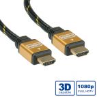 ROLINE 11.04.5506 :: ROLINE Gold HDMI High Speed кабел с Ethernet, M - M, 10.0 м