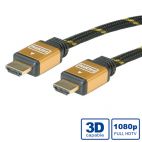 ROLINE 11.04.5506 :: ROLINE Gold HDMI High Speed кабел с Ethernet, M - M, 10.0 м