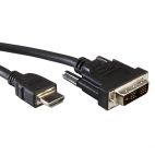 ROLINE 11.04.5552 :: DVI към HDMI кабел, DVI M - HDMI M, 5.0 м