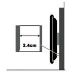 VALUE 17.99.1214 :: Стойка за стена за LCD/Plasma, нисък профил, товар до 80 кг