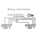 VALUE 21.99.3050 :: Y адаптер, 1x RJ-45 M към 2x RJ-45 F, STP