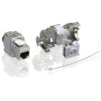 VALUE 26.99.0366 :: Cat.6a инсърт, RJ-45, екраниран, сребрист цвят