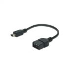 ASSMANN AK-300310-002-S :: USB кабел, OTG, mini B/M - A/F