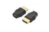 ASSMANN AK-330509-000-S :: HDMI преходник, Micro HDMI F - HDMI M, HDMI 2.0, Ultra HD 60p