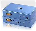 ATEN CE252L/R :: KVM екстендър, 1600 x 1200, PS2 Mouse & Keyboard, 300 m