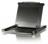 ATEN CL1008M :: 8-port Slideaway™ LCD KVM превключвател с 17" LCD console, 1280x1024