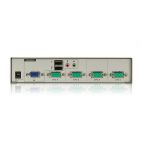 ATEN CS74U :: KVM Switch, 4x 1, USB, със звук