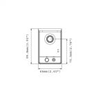 GEOVISION GV-CA120 :: IP камера, 1.3 Mpix, WDR Advanced Cube, 3.35 мм обектив, PoE, H.264