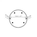 GEOVISION GV-MFD520 :: IP камера, 5 Mpix, Mini Fixed Dome, 2.54 мм обектив, PoE, H.264