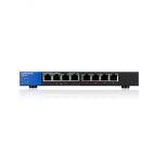 Linksys LGS108P :: 8-Port Small Business Desktop Gigabit Switch with PoE