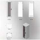 MIRSAN MR.GTAP42U66.11 :: Сървърен шкаф - 600 x 600 x 2053 мм / 42U, D=600 мм, 600 кг товар, черен, свободно стоящ, ALTER Plus